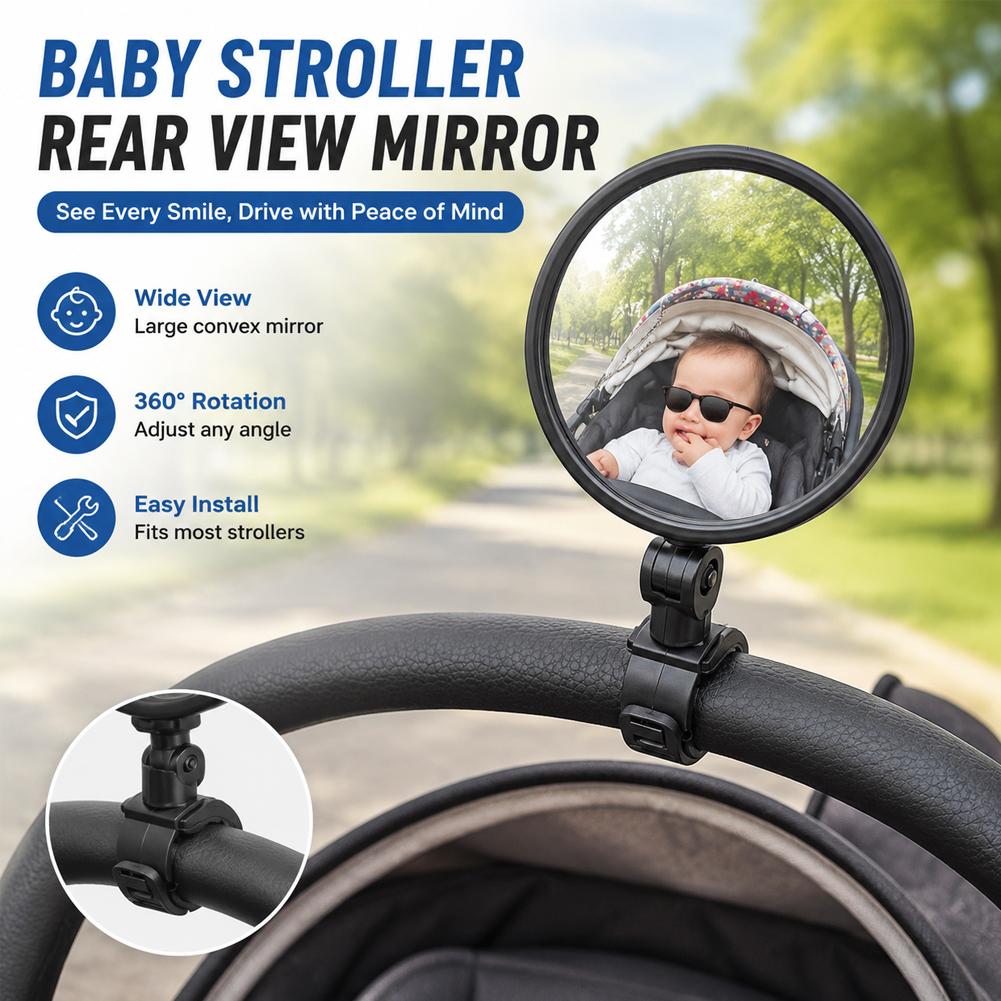 Mirror Handlebar Convex - 2 Pezzi Specchietti Bici Regolabili da