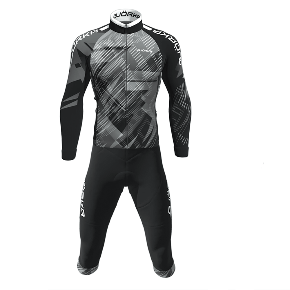 Cycling Commute Shorts - Primavera/autunno Bjorka ciclismo manica lunga Jersey