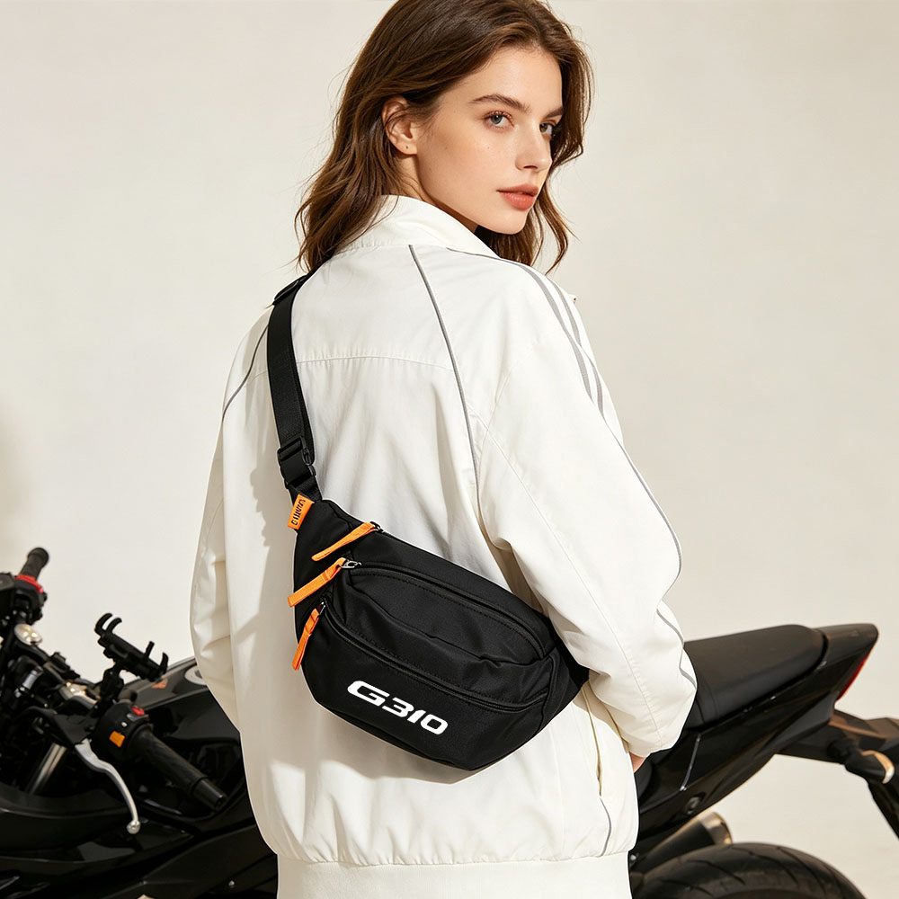 Waterproof Cycling Commute - Borsa da cintura unisex per motociclisti,