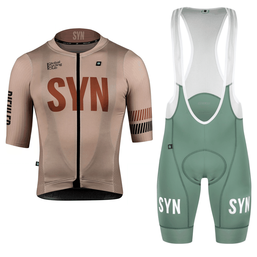 Cycling Commute Shorts - SYN Brown abbigliamento da ciclismo maglia