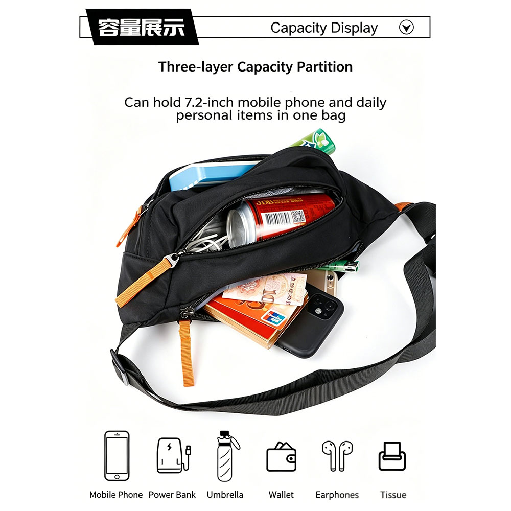 Marsupio Unisex con Logo Royal - Waterproof Cycling Commute recensione e prezzo